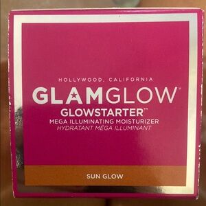 NIB GLAMGLOW Glowstarter Sun Glow Moisturizer - Pink and Gold